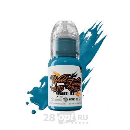 Краска для художественной татуировки World Famous Tattoo Ink, Big Ben Blue, 15 мл