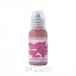 Уцененный товар Краска для художественной татуировки World Famous Tattoo Ink, Pink Ribbon Cool Peach, 30 мл