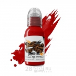 Краска для художественной татуировки World Famous Tattoo Ink, Paul Rogers Red, 30 мл